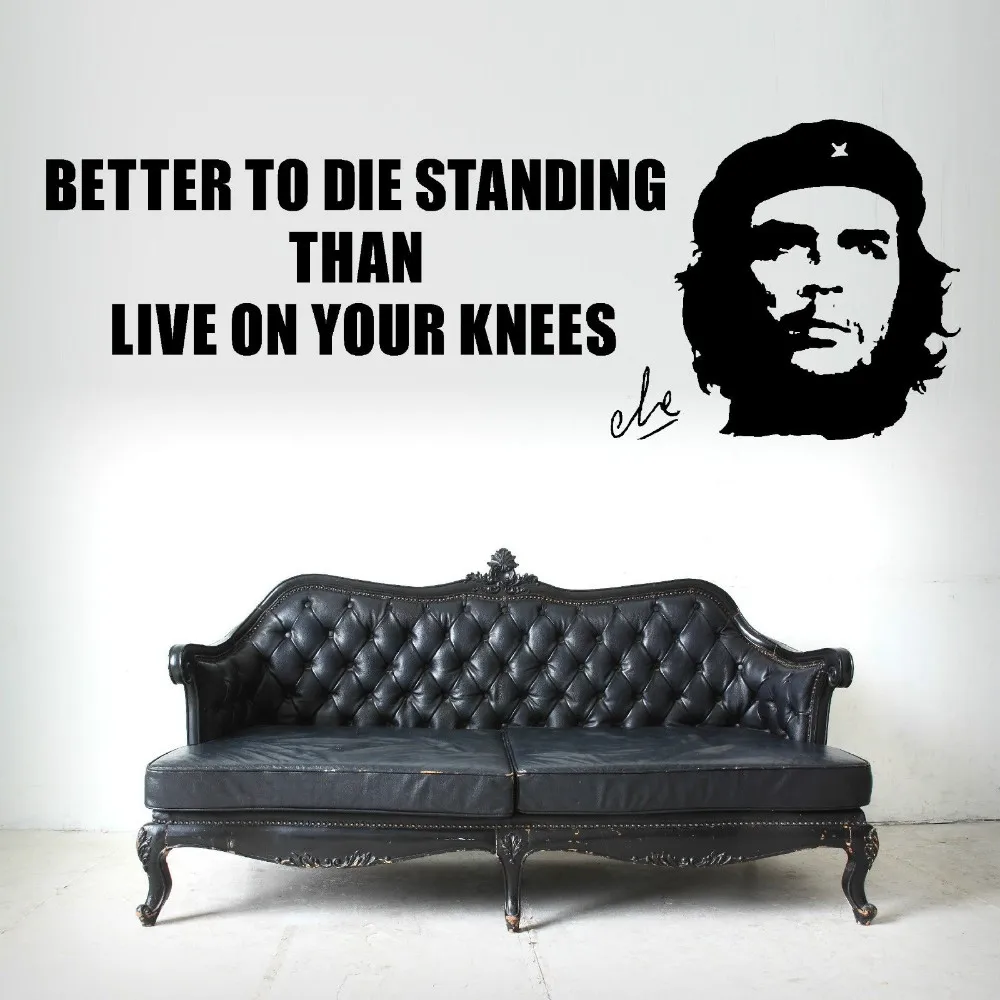 Che Guevara лучше чтобы стоять стоя чем живать на коленях домашний декор виниловые