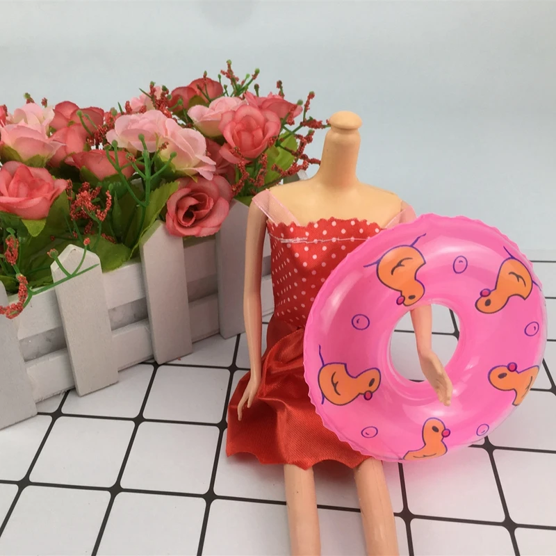 

1/6 BJD SD Doll Accessories Kawaii Duck Swimming Ring Model Suitable For 30cm Dolls Decorations Toys For Children Birthday Gifts
