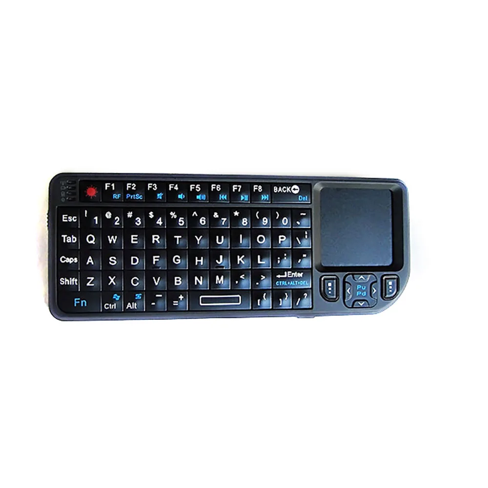 Новая беспроводная мини-клавиатура 2,4G, оригинальная сенсорная панель с подсветкой для Smart tv для samsung LG Panasonic, Android tv Box, ПК, ноутбука, HTPC