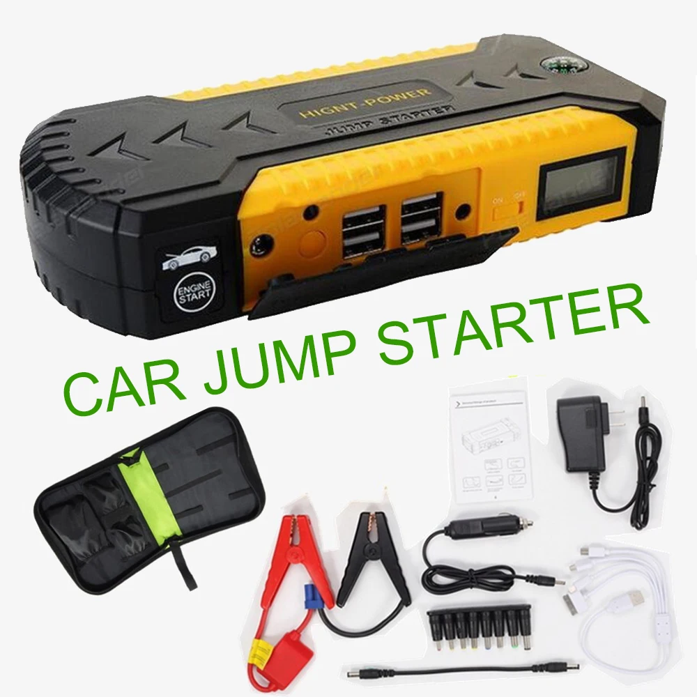 car jump starter power bank 12v emergency car font b battery b font booster Multi function