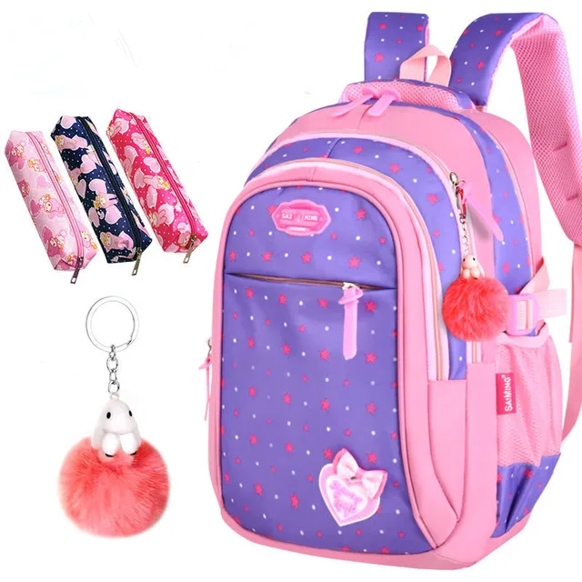 Hot Sale School Bags children backpacks Large Capacity New Student Bag Simple Splash-proof Backpack Sweet Print Backpack - Image 4