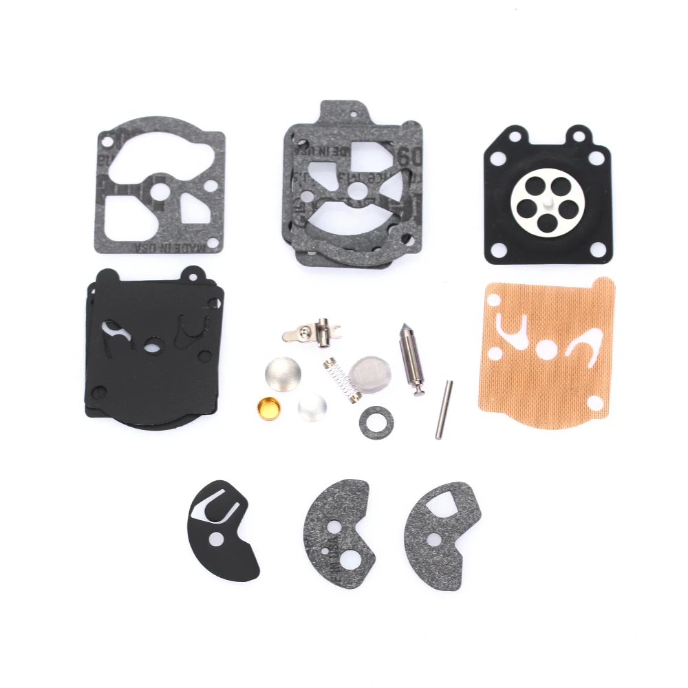 22 PCs/Set Carb Carburetor Diaphragm Gasket Needle Echo Chainsaw Repair Kit for WA/WT/Walbro Series K10/K20-WAT