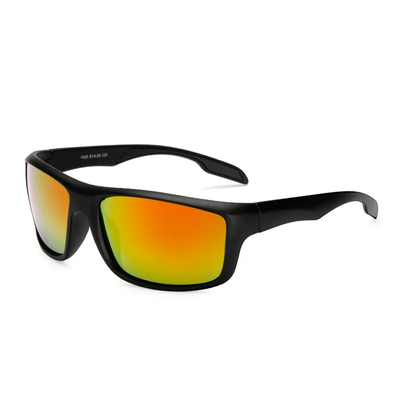 UVLAIK, Ретро стиль, завышенные солнцезащитные очки, мужские, для вождения, прямоугольные, дизайнерские, солнцезащитные очки, женские, мужские, очки, черная большая оправа, солнцезащитные очки для мужчин, s - Цвет линз: Красный