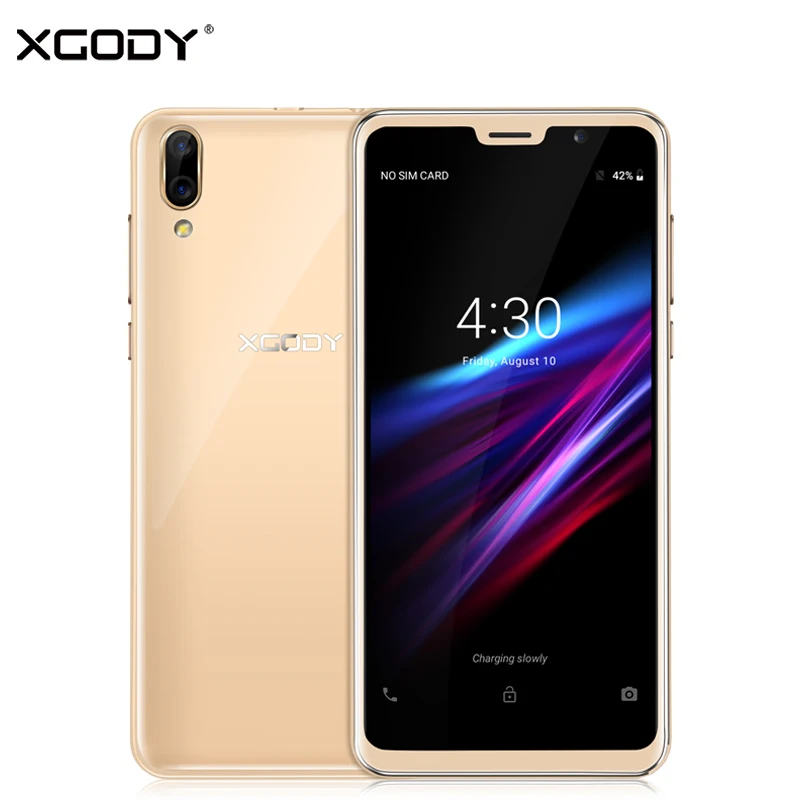 XGODY D26 смартфон 5 дюймов 18:9 Android 8 1 мобильный телефон с двумя sim картами