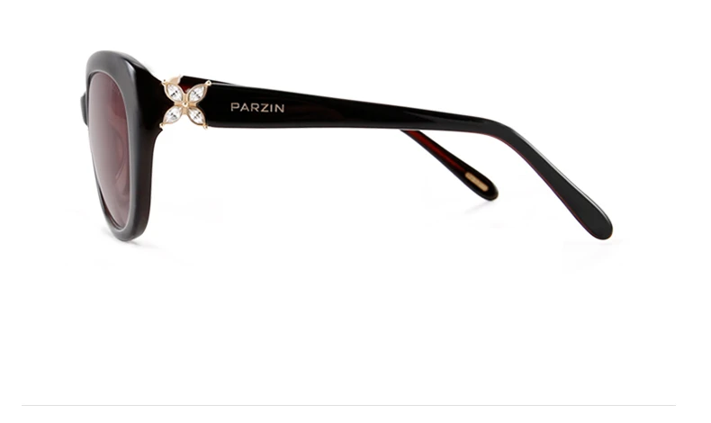PARZIN бренд Для женщин солнцезащитные очки поляризованные очки для вождения большой рамки высокое качество солнцезащитные очки с чехол 9612