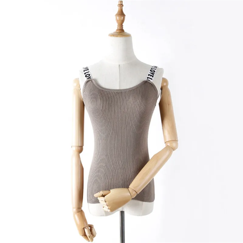 

Runway slim lolita camis summer crop top women bodycon pullovers knitted tops off shoulder elegant vest sexy strap jumper club