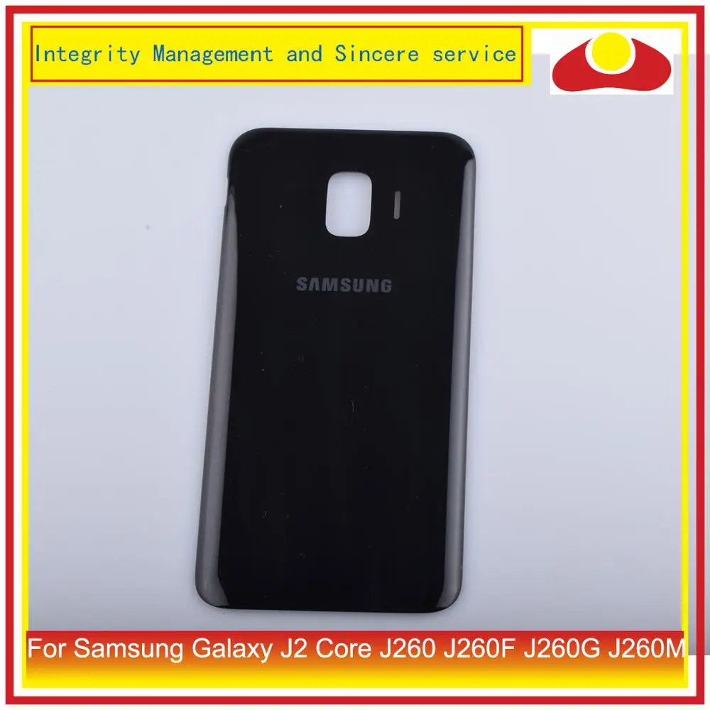 10 шт./партия, для Samsung Galaxy J2 Core J260 J260F J260G J260M, корпус батарейного отсека, задняя крышка из стекла, чехол J260, Корпус Шасси