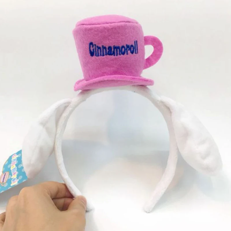 

1 Pc Nice Cartoon My Melody Hello Kitty Cinnamoroll Pudding Dog Gemini Twin Stars Plush Toy Soft Head Hair Hoop For Girls Gifts