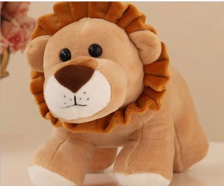 small stuffed lion toy