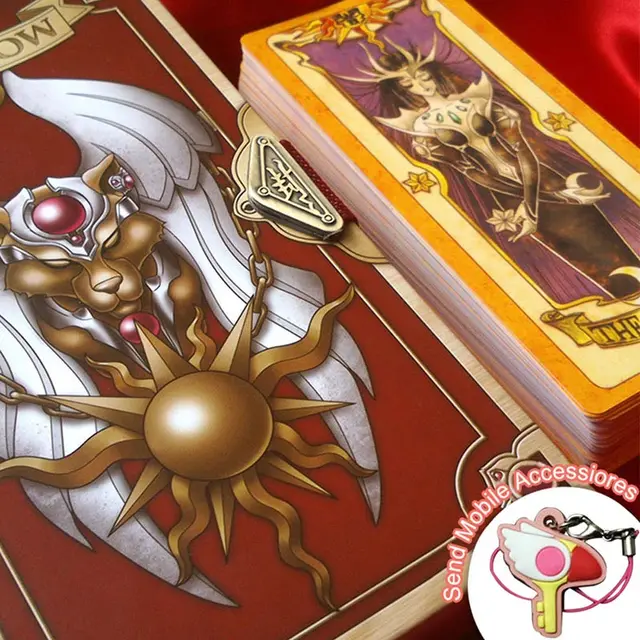 Anime CardCaptor Sakura Pink Divination Tarot Karten Deck 56 Karten Set