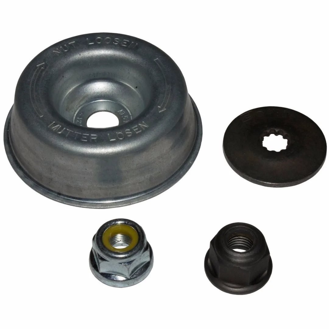 4 Pcs Strimmer Brushcutter Gearbox Metal Blade Fixing Nut Kit Multitool New