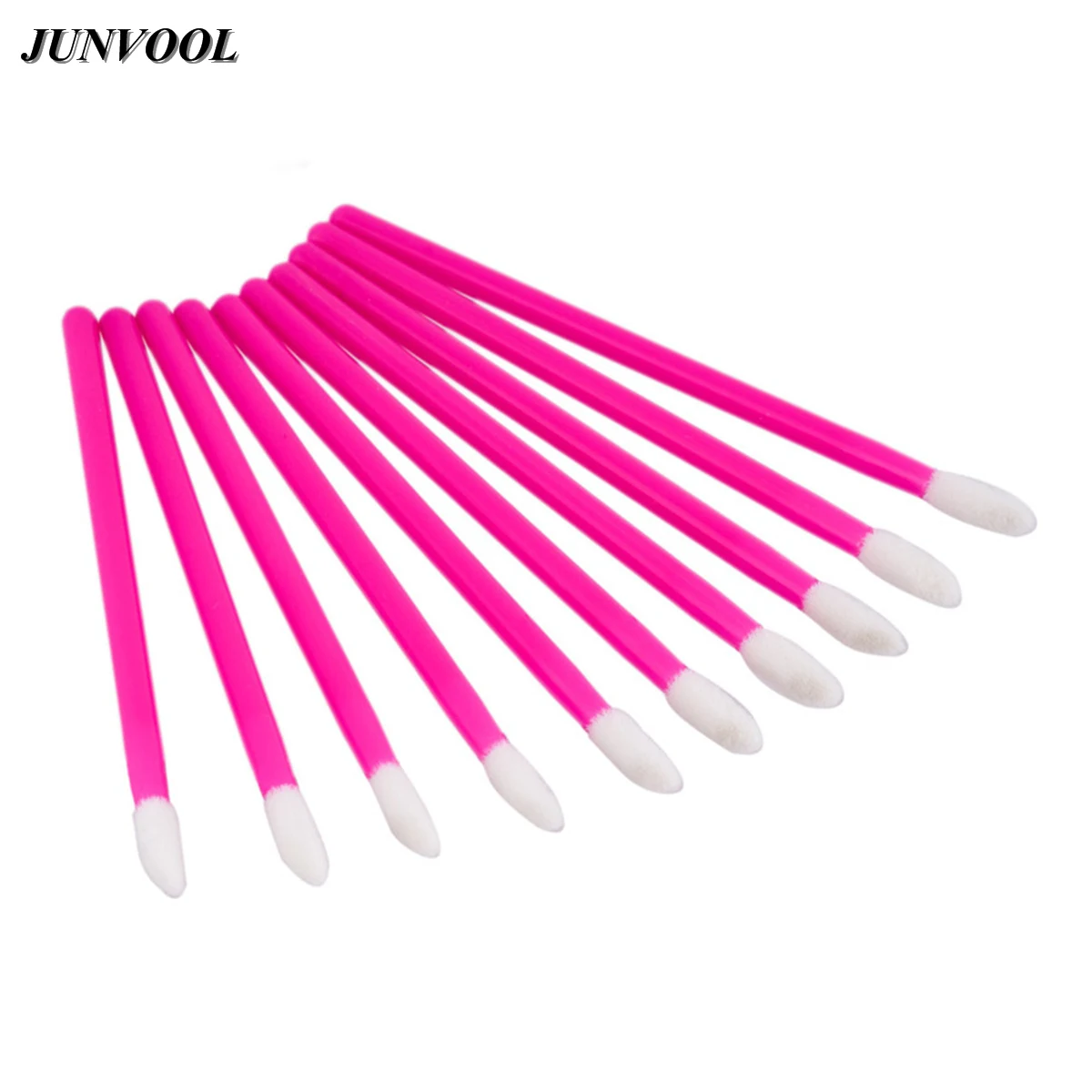 Pink Disposable Cosmetic Lip Brush Lipstick Gloss Wands Applicator