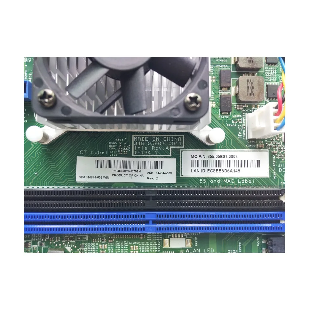 Для hp павильон 510-A 17x17 DC настольная материнская плата 844844-003 A8-7410 cpu полностью протестирована