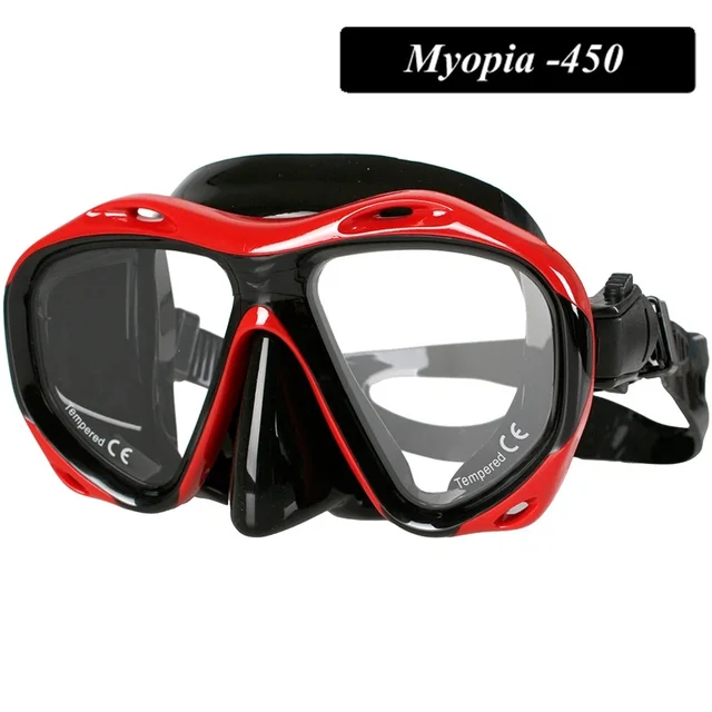 Optical Diving Mask Hyperopia Myopia Snorkel Goggles, Different