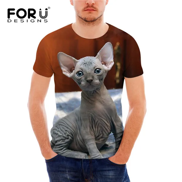 Sphynx Cat-Hairless Cat Galaxy Man 3D Printed Graphic Short Sleeve T-Shirts Sphynx Cat-Hairless Cat Galaxy Man 3D Printed Graphic Short Sleeve T-Shirts