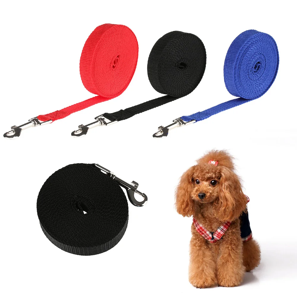 

1.8m 4.5m 6m 10m Flexible Animal Supplies Puppy Kitten Nylon Rope Walking Harness Dog Cat Lead Wire Pet Leash