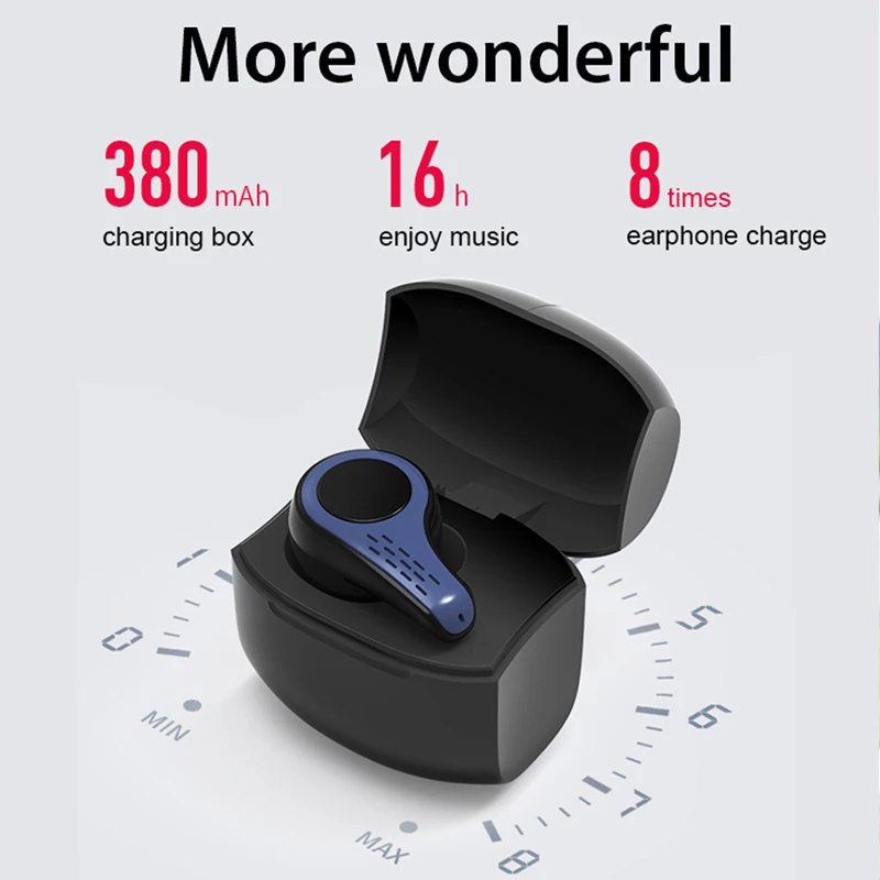 Беспроводные наушники с Bluetooth 5 0 одним ухом Автоматическое Сопряжение мини