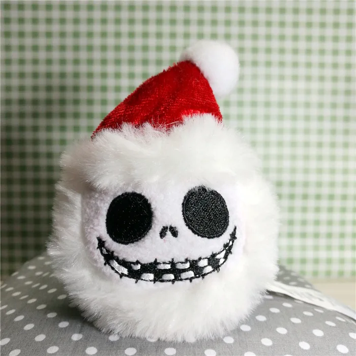 

The round Jack plush building block doll.9cm Stuffed The nightmare before christmas pumpkin king Jack soft toy d12