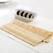 Прямоугольный DIY экологичный Бамбуковый материал для приготовления суши, форма для приготовления суши, прокатный коврик для кухонных аксессуаров