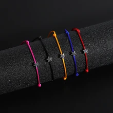 G. YCX 5 шт. набор изысканное Сердце Регулируемая Веревка красные Струнные Браслеты пара ручной работы нить пара звезда браслет для мужчин женщин BFF подарки