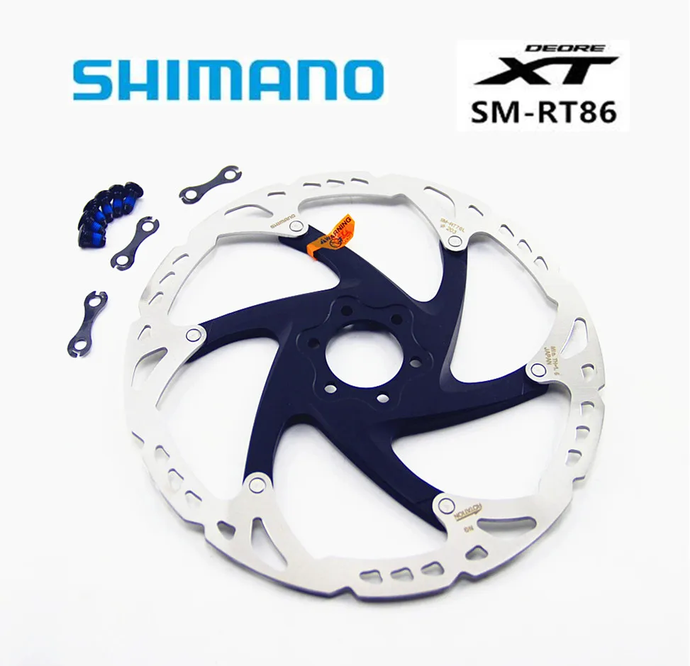 SHIMANO XT RT86 6/7 Inch160mm 180 мм 203 мм MTB велосипед льда точки Технология дисковые тормоза 6 Болты ротора аксессуаров части велосипеда SM-RT86