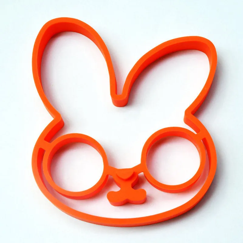 1PC Funny Safe Silicone Rabbit Fried Egg Mold Omelette Bunny Kitchen