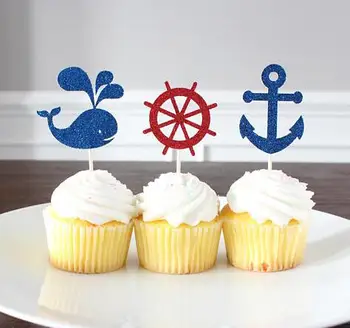 

glitter Independence Day wedding birthday cupcake toppers Anniversary engagement party decoration doughnut food toothpicks