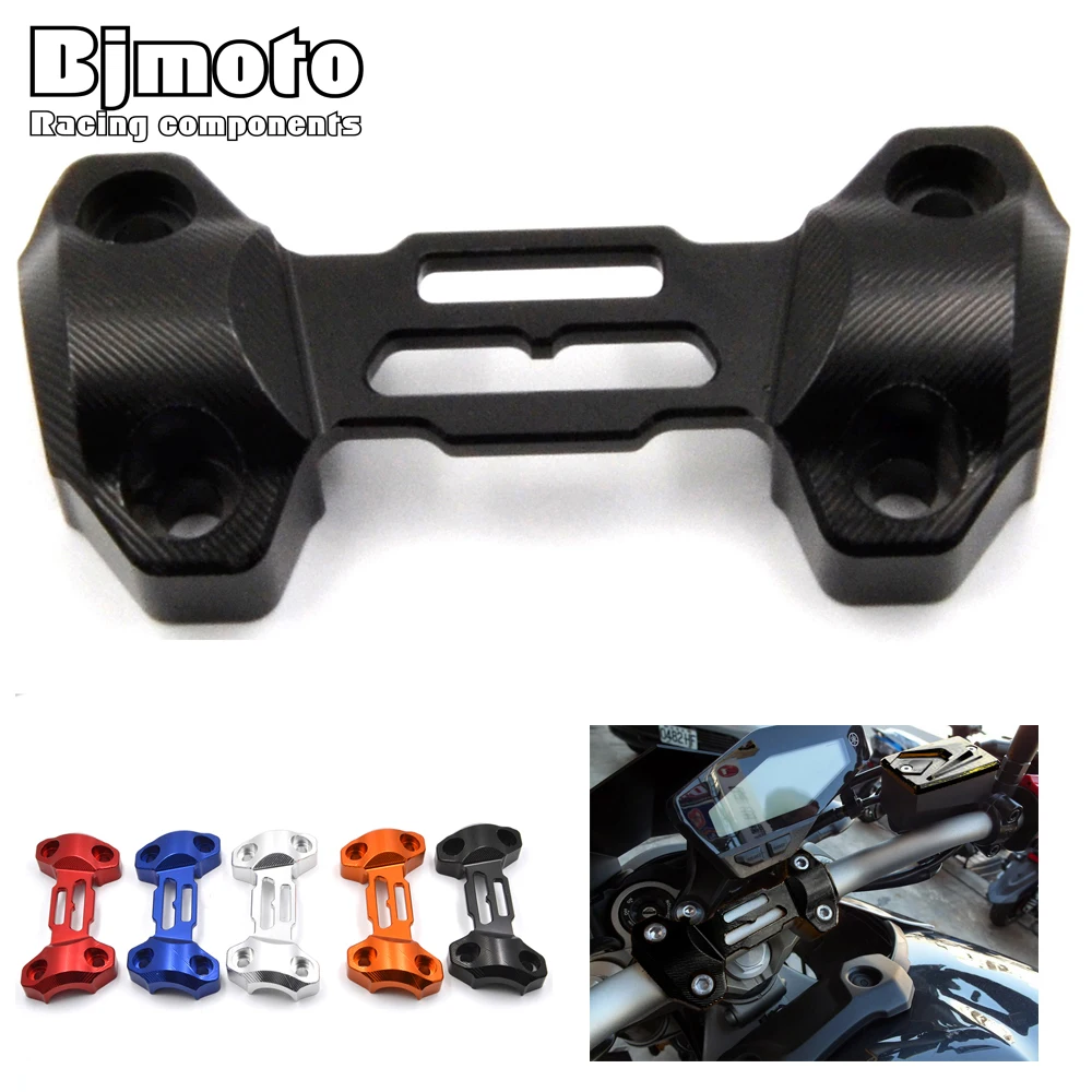 

Bjmoto Motorcycle MT09 FZ09 MT 09 Handlebar Fat Handle Bar Riser Mount For Yamaha MT-09 FZ9 FZ-09 2013 2014 2015 2016 2017 2018
