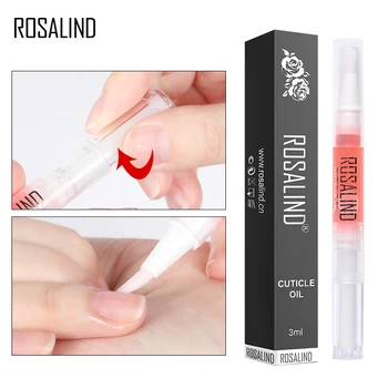 

ROSALIND 1PCS Nourishment Oil Pen Cuticle Nutrition Oil Moisturizing 12.7cm Rose Flavor Nutrient Solution For Nail Art Manicure