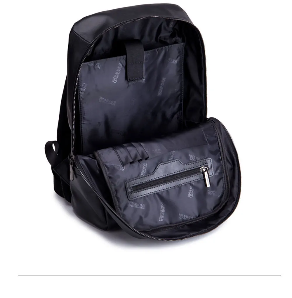 Многофункциональный Мужской 15 дюймовый кожаный рюкзак для ноутбука, мужские кожаные сумки, модный минималистичный мужской рюкзак Mochila 18L для путешествий для мужчин