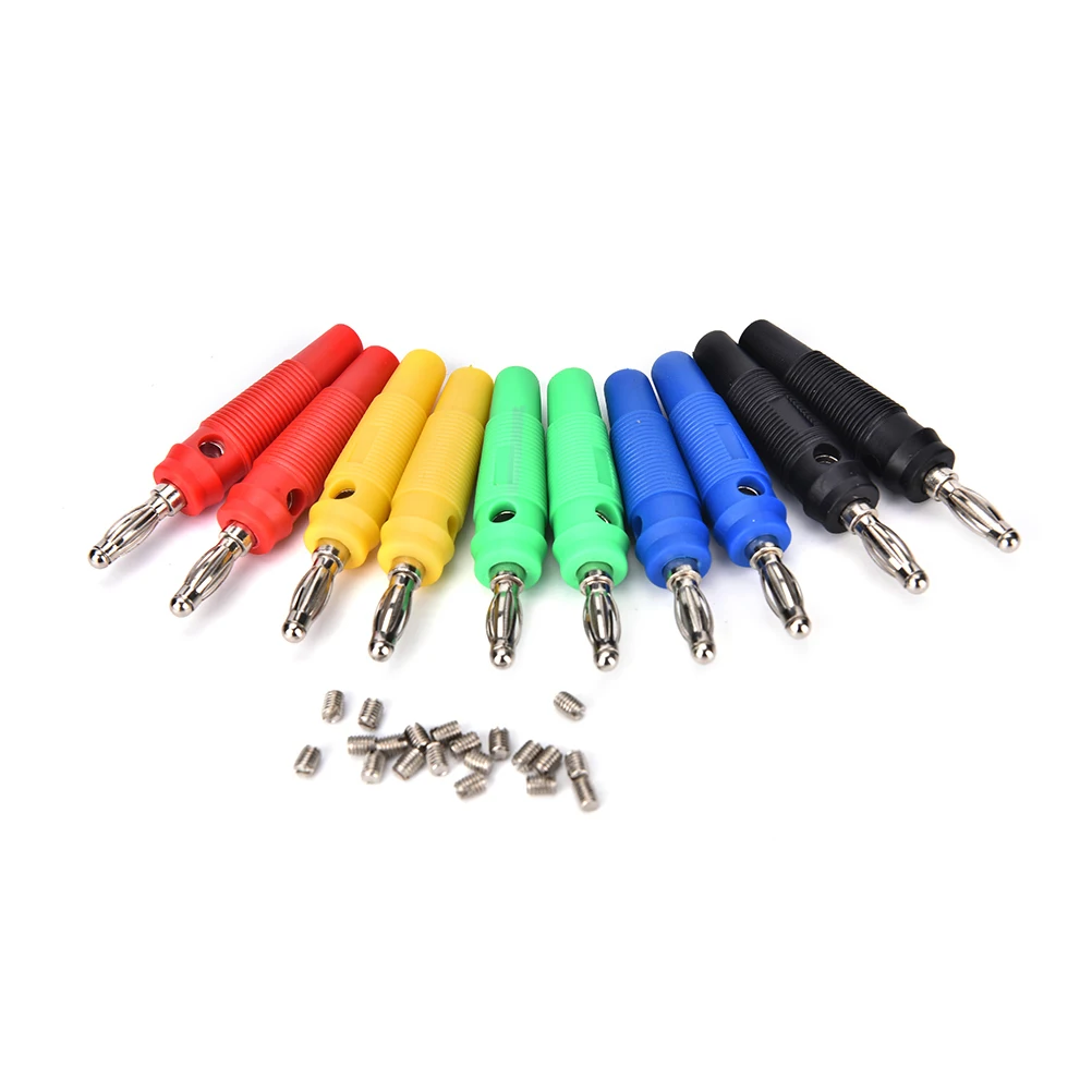 10 шт. позолоченные штекеры 4 мм|screw adapter|screw screwscrew 4mm |