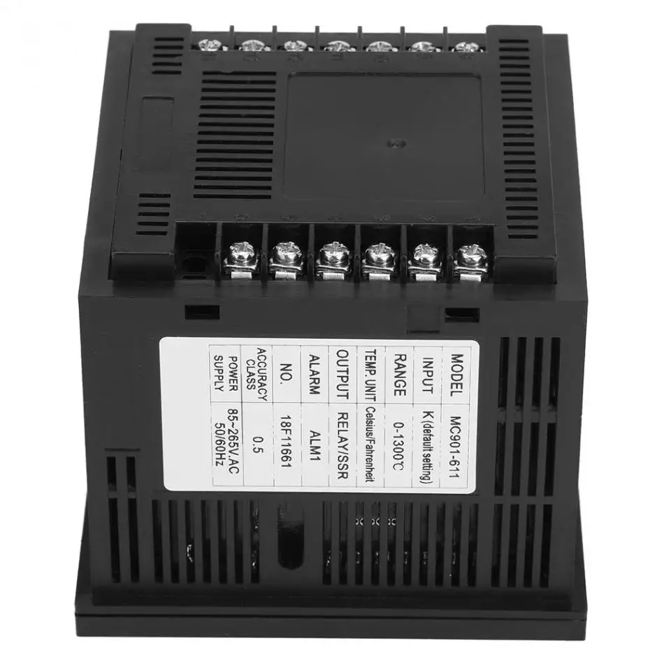 MC901 Controlador de temperatura PID digital K Tipo PT100 Entrada de sensor Relé Salida SSR Controlador de temperatura PID 