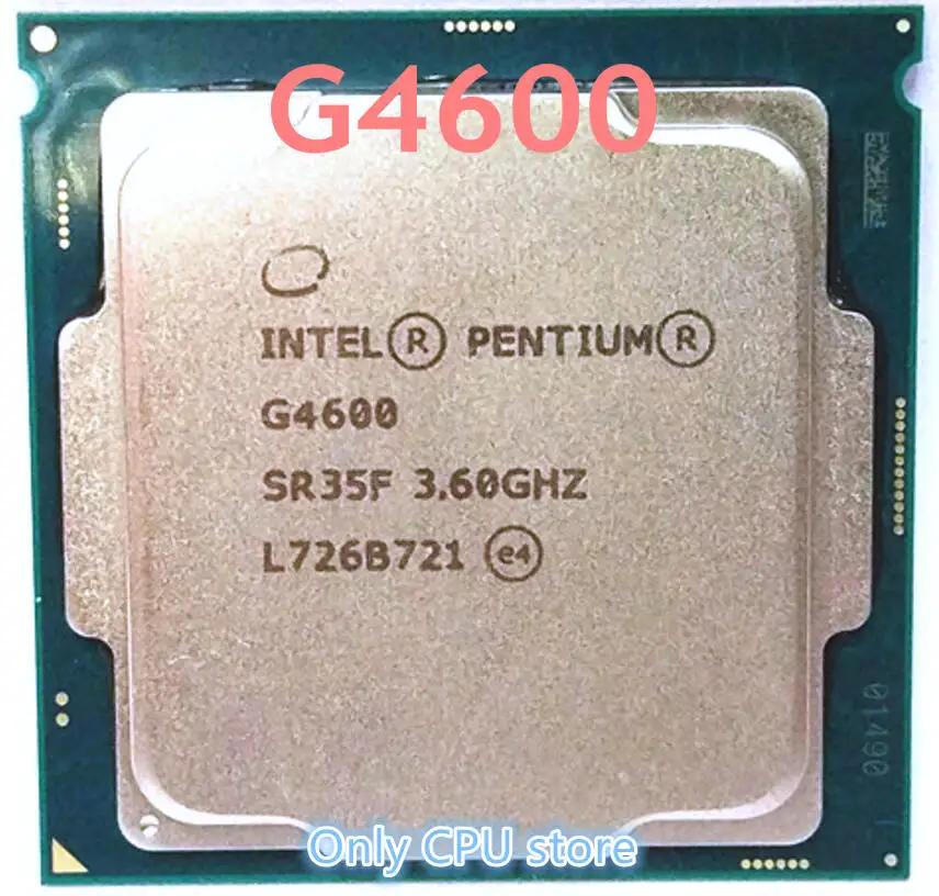 new and original Intel Pentium Processor G4600 CPU Boxed with radiator ...