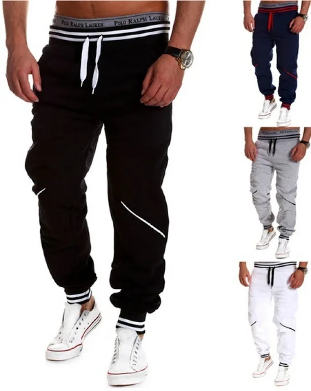 2019 Vomint رجل ركض سراويل تقليدية اللياقة البدنية الرجال الرياضية رياضية القيعان نحيل Sweatpants السراويل