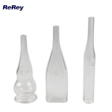 3 шт., стеклянные вакуумные наконечники, запасные части для лица, вакуумный аппарат для удаления угрей кожи, глубокое очищение, инструмент для красоты, лечение акне