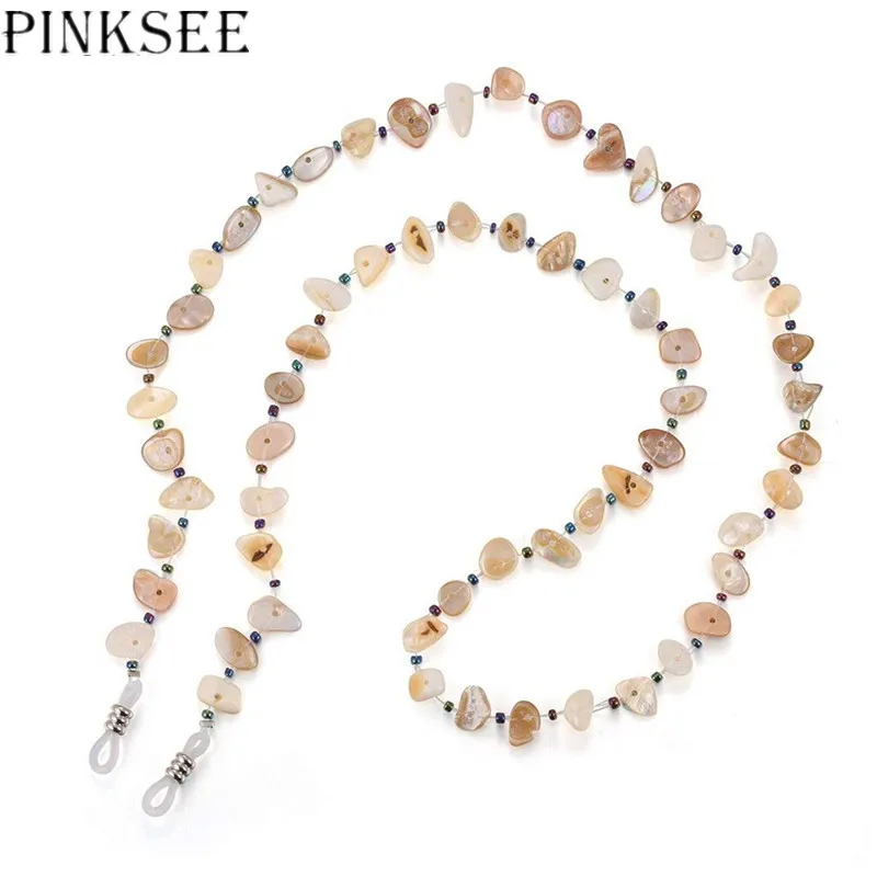 

PINKSEE Trendy Womens Beaded Sunglasses Chain Eyeglass Chains Necklace Strap Rope Reading Glasses Holder Jewelry Accessories