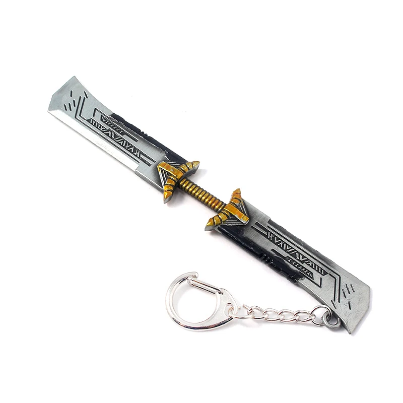 M2 Мстители эндгейм танос оружие обоюдоострый брелок в виде меча перчатка металлический брелок для ключей для мужчин и женщин сумка аксессуары - Цвет: K602