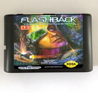 

Top quality 16 bit Sega MD game Cartridge for Megadrive Genesis system --- Flashback