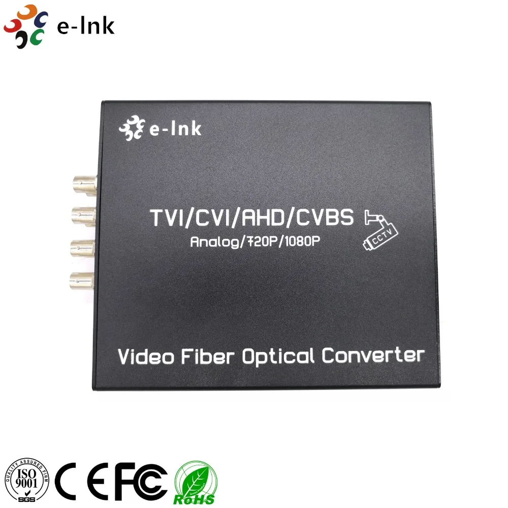 

8-Ch 1080P AHD CVI TVI over fiber converter for 2MP Camera