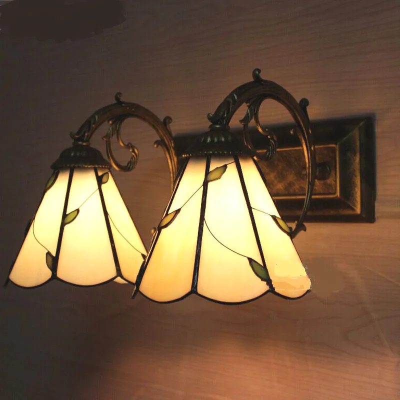 light glass wall lamp retro home lighting bedroom bedside lamp bathroom