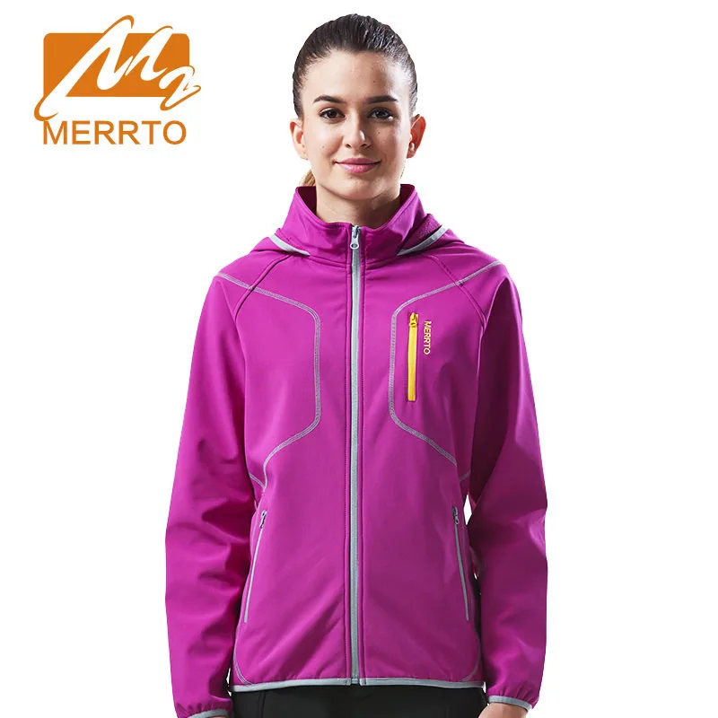 

MERRTO Women Windproof Waterproof Jacket Tearproof Antistatic Breathable Jacket Warm Comfort Coat Hooded Soft Shell Clothing