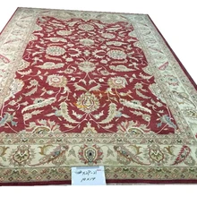 Оригинальная экспорта турецкие ковры ручной работы oushak победит Чистая шерсть ковер X29-21 10X14gc158zieyg14