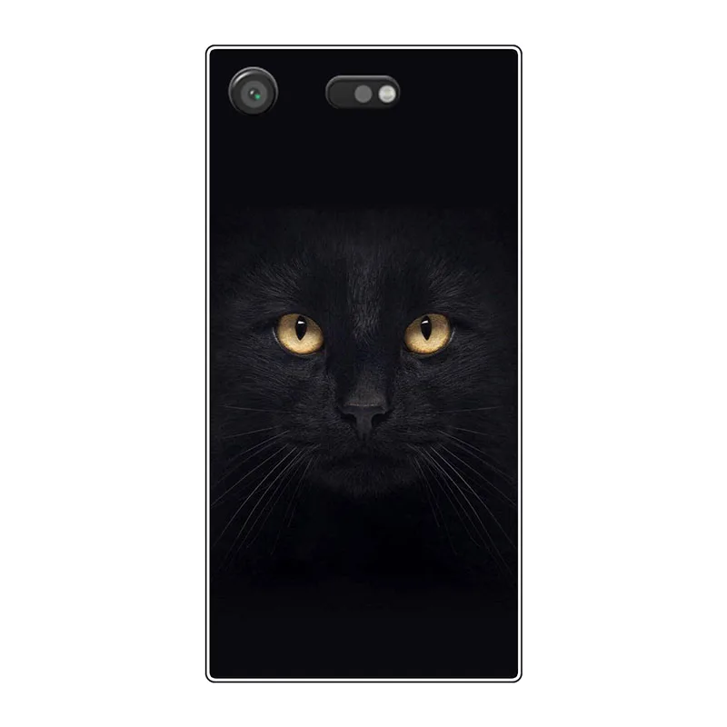 Чехол для Sony Xperia XZ1 G8341 G8342 5," красочная печать телефон задняя крышка Жесткий матовый чехол милый Turbo Замороженные Coque - Цвет: A128