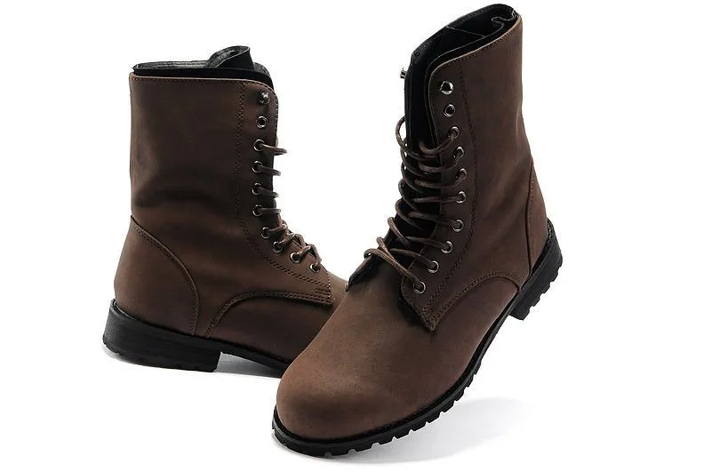 mens military style boots uk