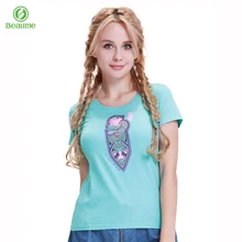 Beaume открытый женский контрастный декоративный короткий рукав шарф с принтом# FEB62144