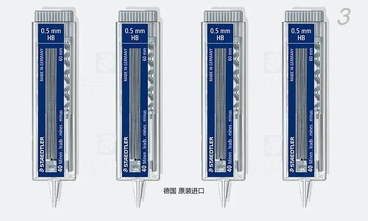 Германия Staedtler набор механических карандашей 255 карандашный грифель 0,5/0,7 мм 2B/HB набор механических карандашей 5 Коробков