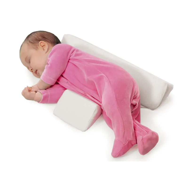Newborn Baby Shaping Styling Pillow Anti-rollover Side Sleeping Pillow Triangle Infant Baby Positioning Pillow For 0-6 Months