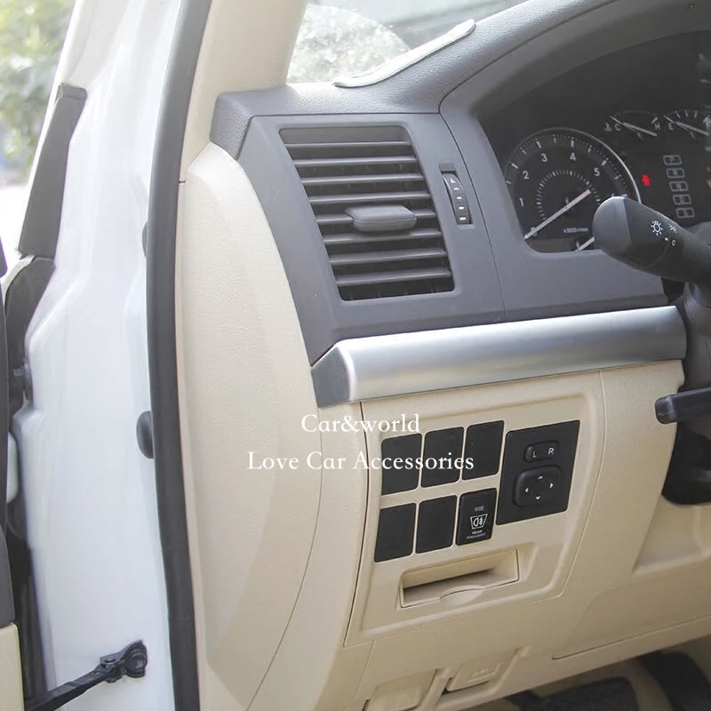 Для Toyota LC Land Cruiser 200 внутренняя средняя панель центр управления Крышка отделка украшения автомобиля-аксессуары для укладки