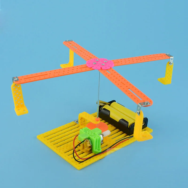 1 шт., Детские креативные игрушки ручной работы, электрические игрушки на солнечных батареях, головоломка, игрушечная карусель, scientical Gizmo Physical Experiment Resources