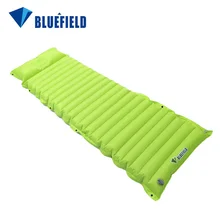 Коврик для сна Матрас для кемпинга с подушкой влагостойкий однослойный палаточный лагерь Надувной Спальный Коврик синий, зеленый, серый